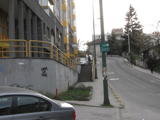 Сарајево - Грбавица графити - Фото: СРНА
