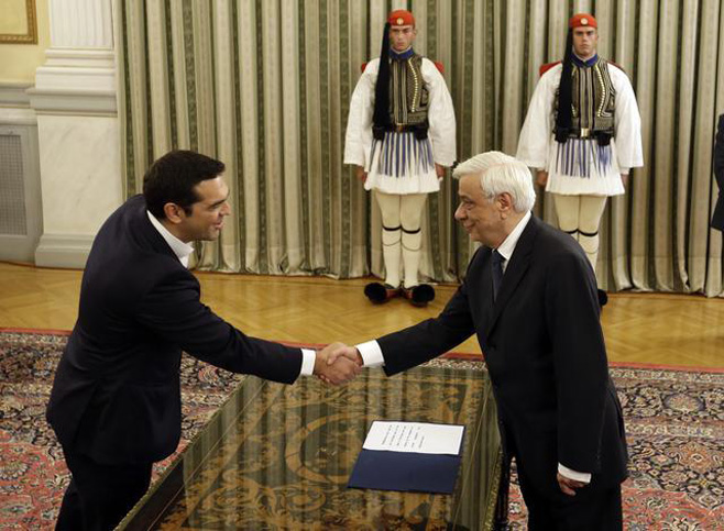 Ципрас положио заклетву - Фото: АП